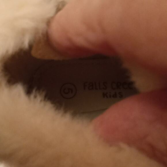 Falls Creek girls suede boots with trim. SIZE 5 - Picture 7 of 7